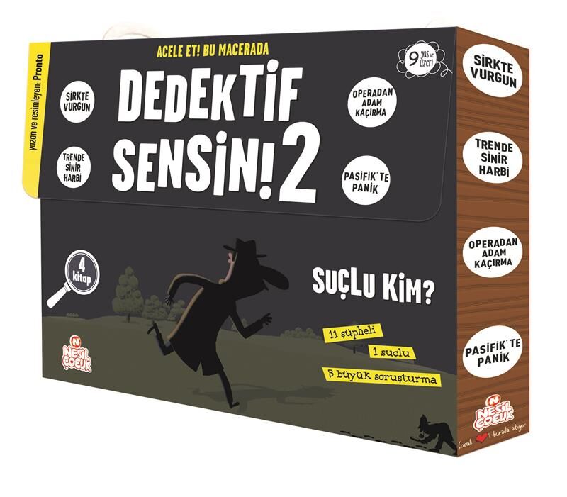 Nesil Çocuk Dedektif Sensin 2 -4 Kitap