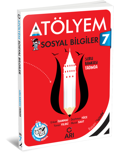 Arı Yayıncılık 7.Sınıf Sosyalimo Sosyal Bilgiler Atölyem  + Yazılı Eki