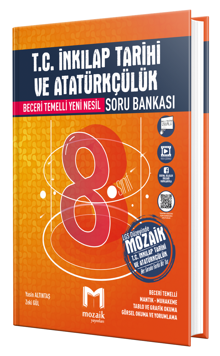 Mozaik Yayınları 8.Sınıf T.C İnkılap Tarihi ve Atatürkçülük Soru Bankası