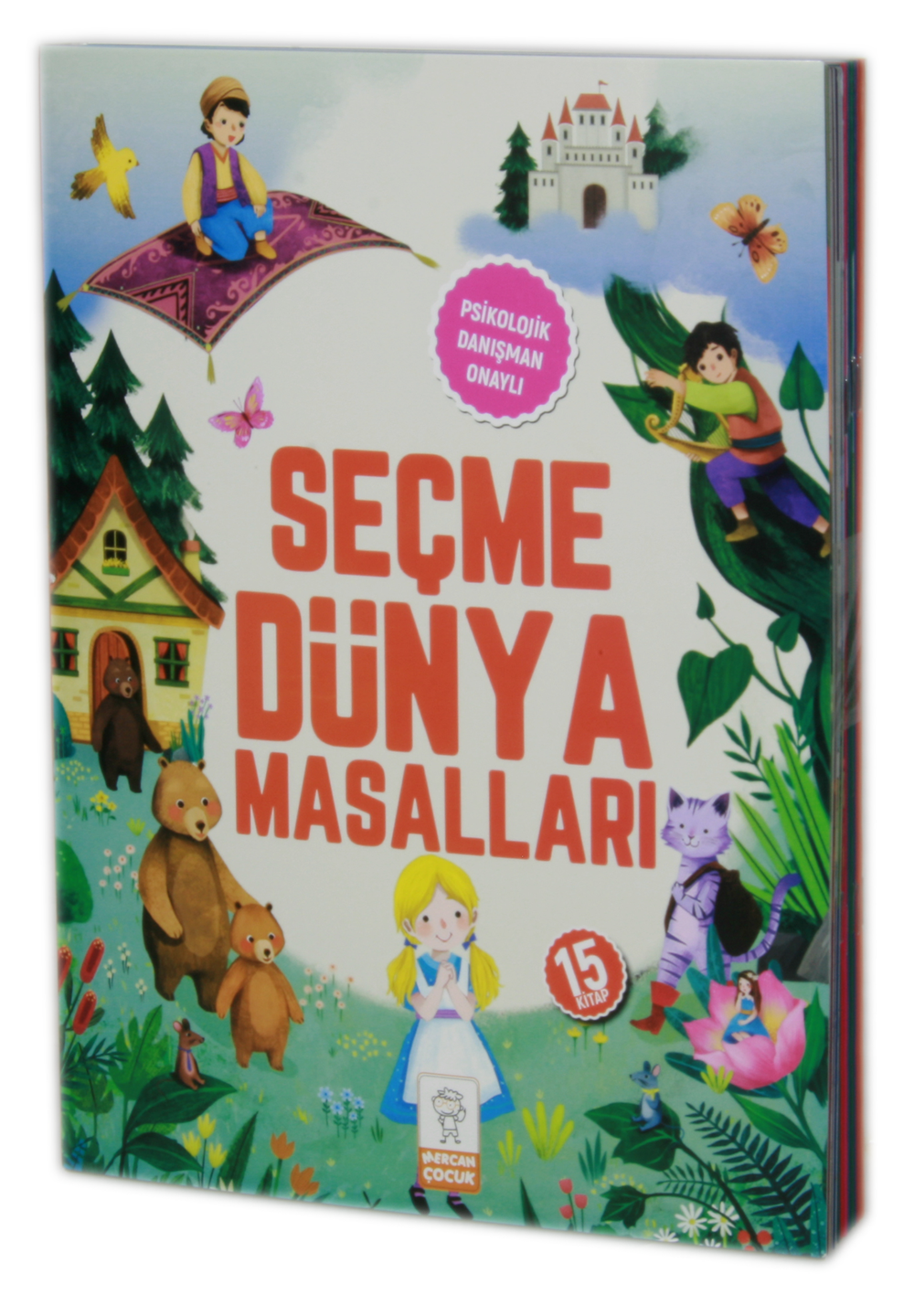 Mercan Çocuk Yayınları Seçme Dünya Masalları Resimli (15 Kitap Set) (5, 6, 7 Yaş Ve Üstü) & Okuma Dizisi