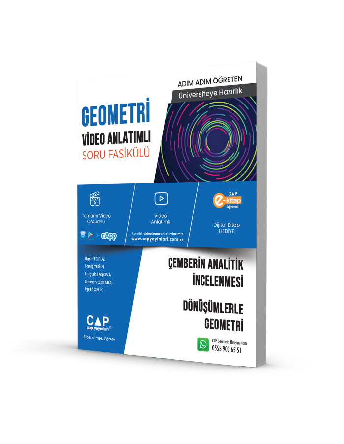 Çap Yayınları Geometri Çemberin Analitik İncelenmesi Dönüşümlerle Geometri