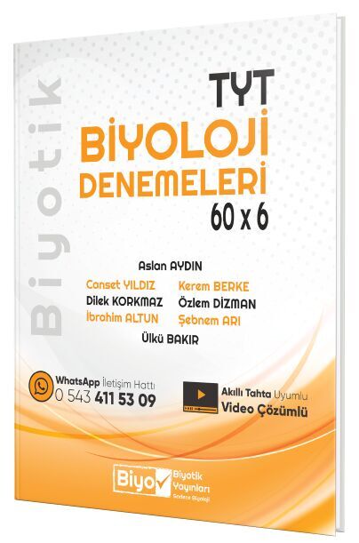 Biyotik Yayınları Tyt Biyoloji Denemeleri