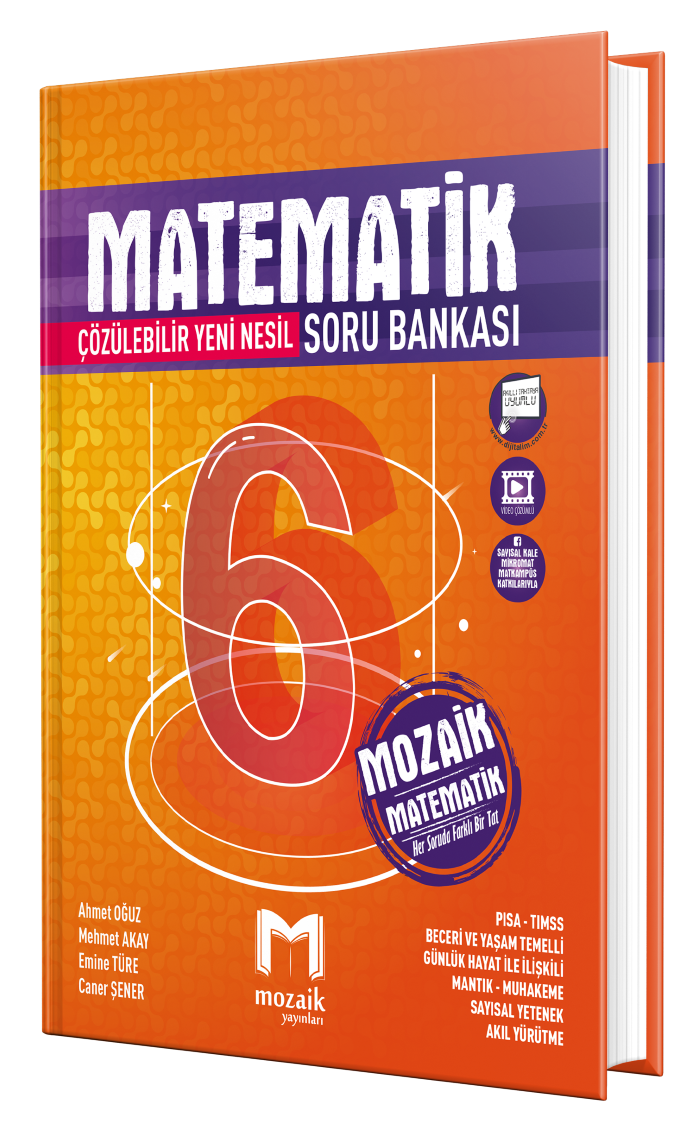 Mozaik Yayınları 6.Sınıf Matematik Soru Bankası