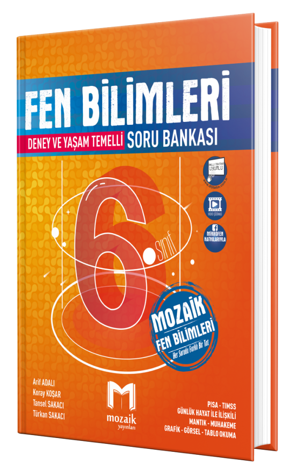 Mozaik Yayınları 6.Sınıf Fen Bilimleri Soru Bankası