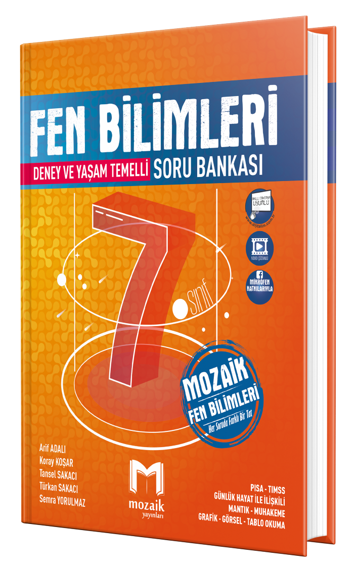 Mozaik Yayınları 7.Sınıf Fen Bilimleri Soru Bankası