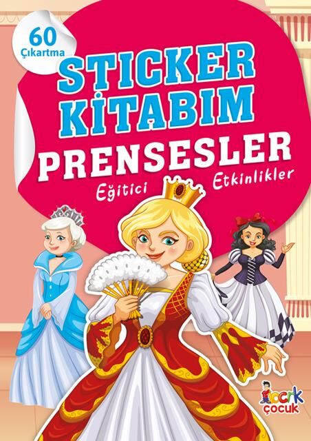 Bıcırık Yayınları Stıcker Kitabım_Prensesler /Bıcırık