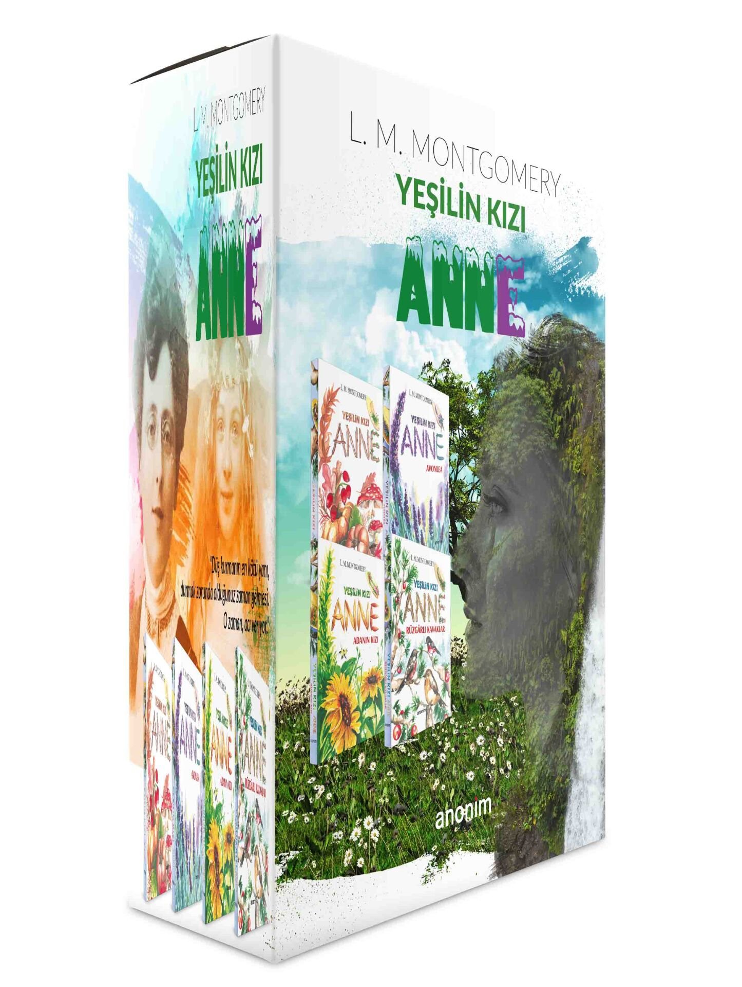 Yeşilin Kızı Anne (4 Kitap Set)