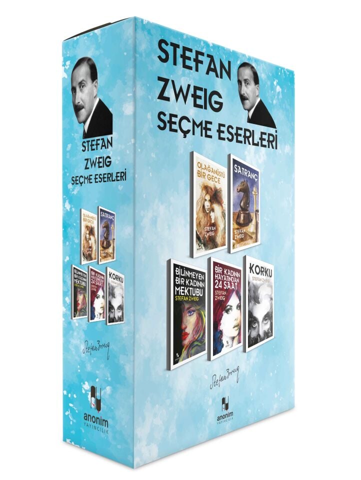 Stefan Zweig Kitapları Bütün Romanları 10 Kitap Set