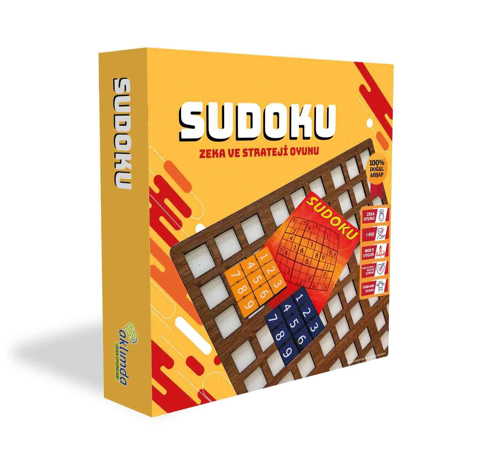 Aklımda Zeka Oyunları Sudoku (Ahşap)