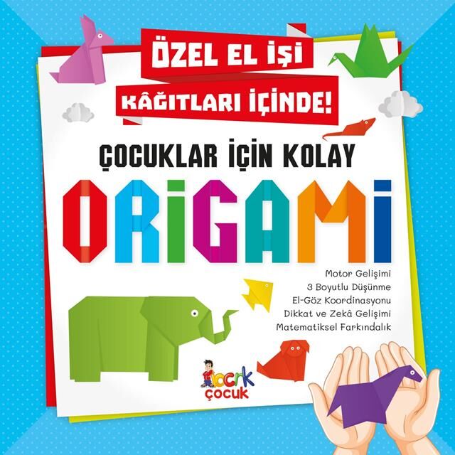 Bıcırık Yayınları Özel El İşi Kağıtları İçinde Çocuklar İçin Kolay Origami