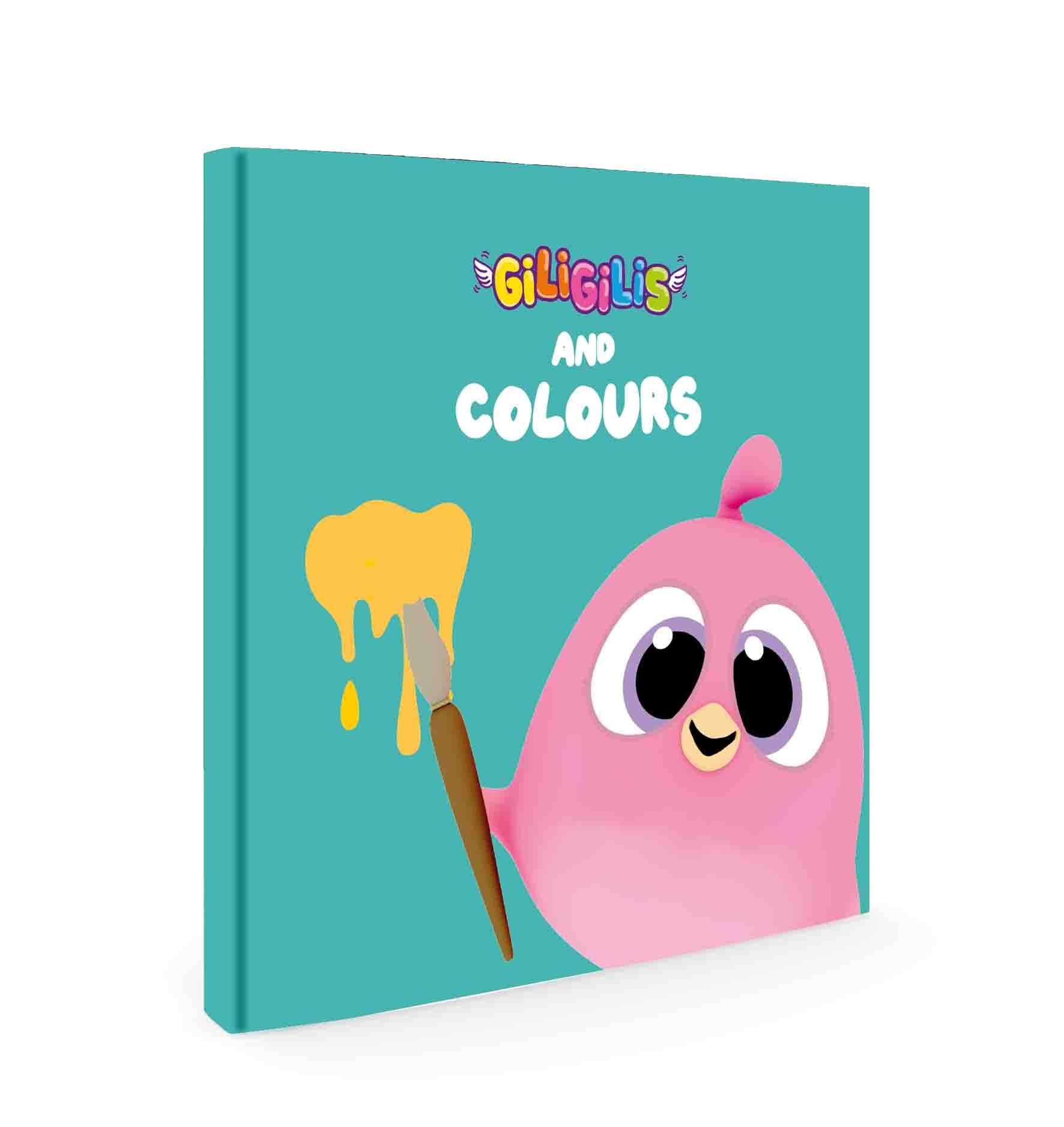 Giligilis And Colours - İngilizce Eğitici Mini Karton Kitap Serisi