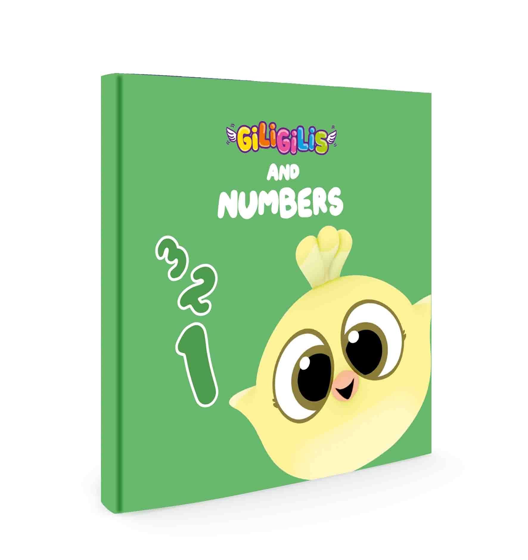 Giligilis And Numbers - İngilizce Eğitici Mini Karton Kitap Serisi