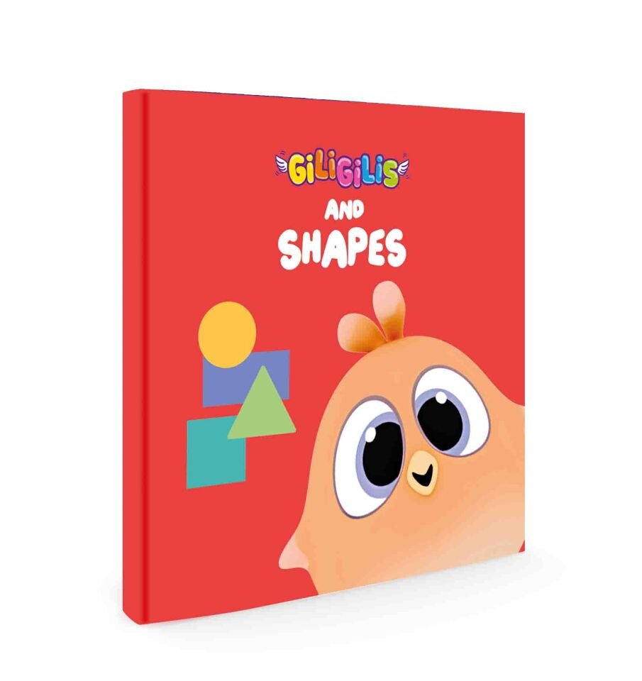 Giligilis And Shapes - İngilizce Eğitici Mini Karton Kitap Serisi