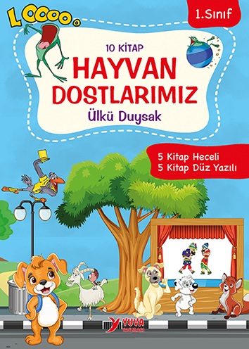 Pinokyo Yayınları 1.Sınıf Hayvan Dostlarımız (5 Kit.Heceli 5 Kit Düz)