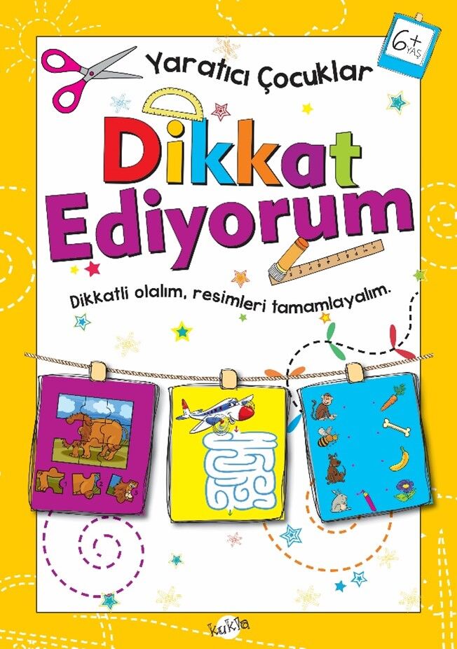 Kukla Çocuk Yaratıcı Çocuklar 6+ Yaş - Dikkat Ediyorum