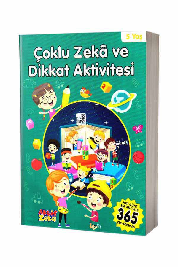 Çoklu Zeka Ve Dikkat Aktivitesi 5 Yaş - Yeşil Kitap