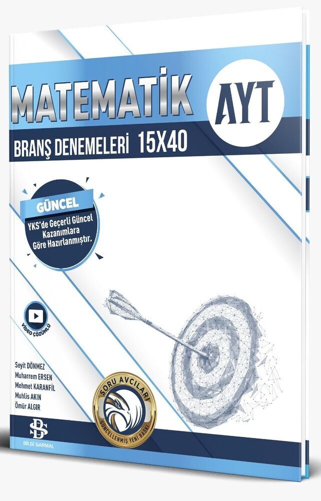 Bilgi Sarmal Ayt Matematik Branş Denemeleri 15x40