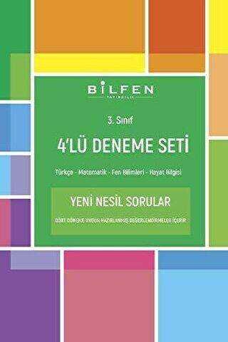 Bilfen Yayıncılık 3.Sınıf Tüm Dersler 4'Lü Deneme Seti