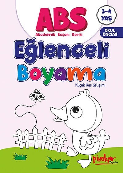 Pinokyo Yayınları Abs Eğlenceli Boyama 3-4 Yaş