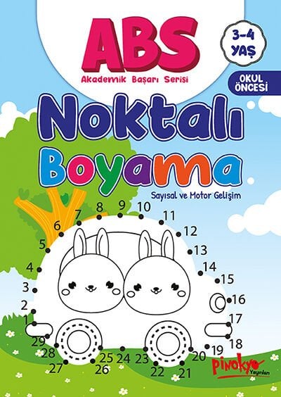 Pinokyo Yayınları Abs Noktalı Boyama 3-4 Yaş