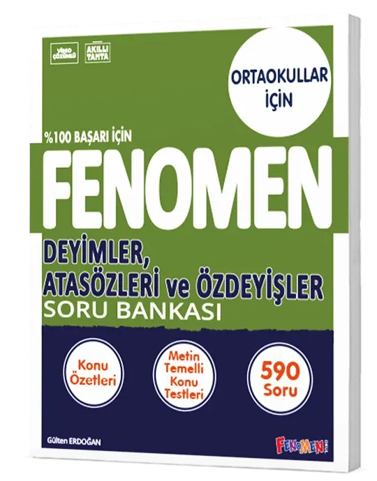 Fenomen 8.Sınıf Deyimler Atasözleri Ve Özdeyişler Soru Bankası