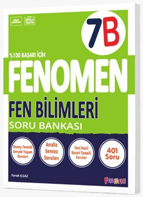 Fenomen 7.Sınıf Fen Bilimleri Soru Bankası (B)