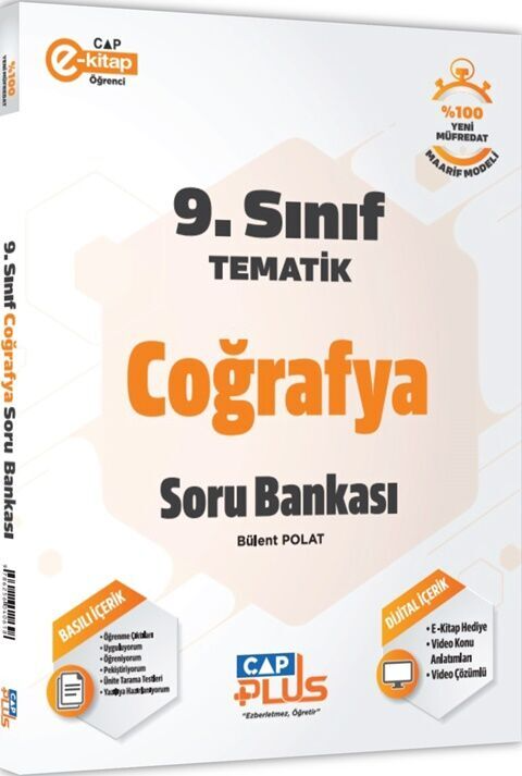 Çap Yayınları 9. Sınıf Tematik Coğrafya Soru Bankası