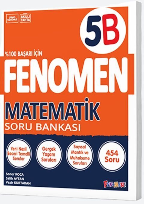 Fenomen 5.Sınıf Matematik Soru Bankası (B)