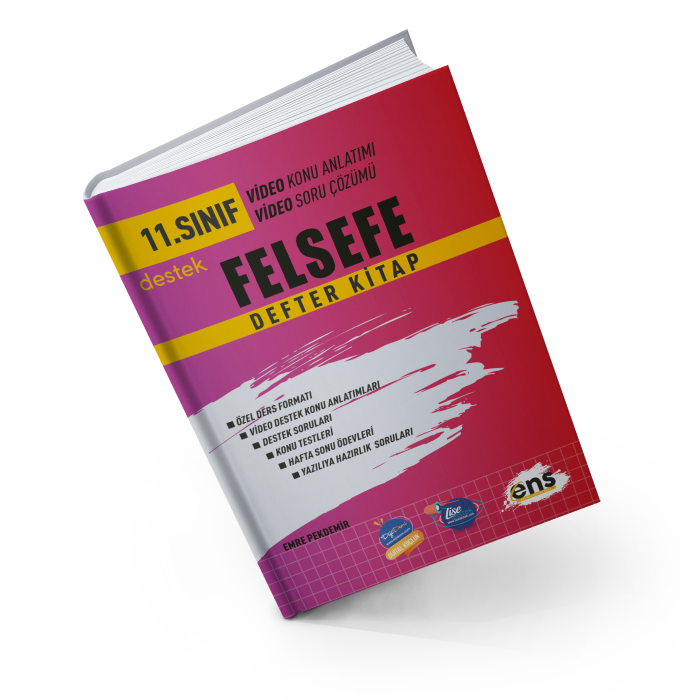 Ens Destek Yayınları 11.Sınıf Felsefe Defter Kitap