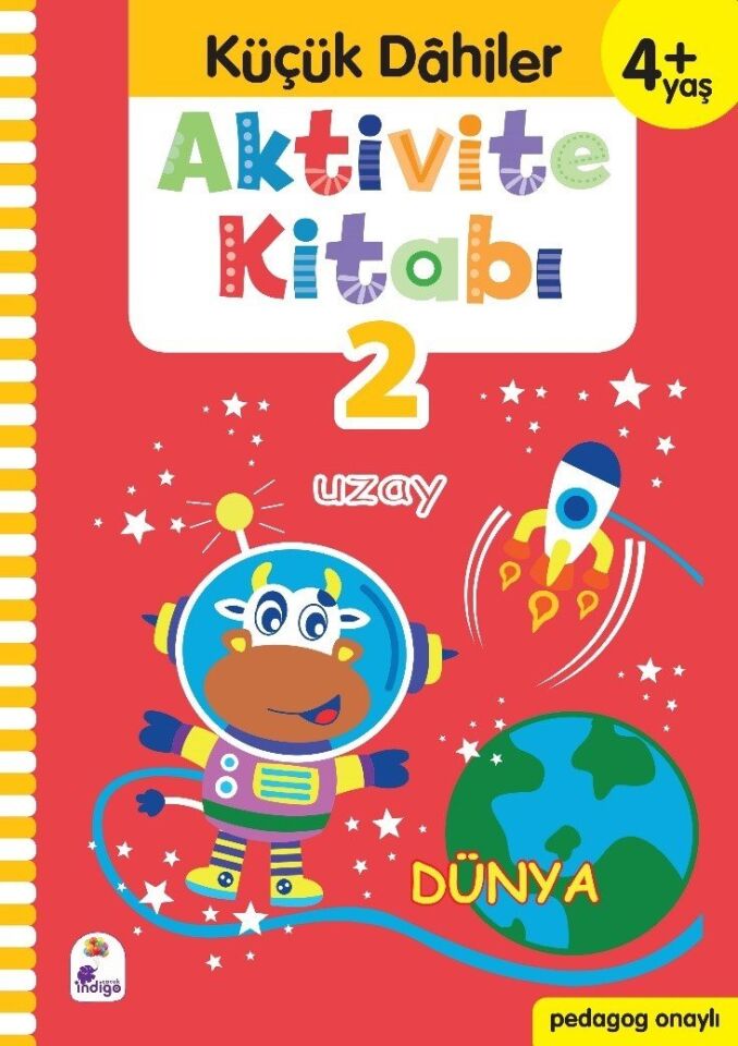 Küçük Dahiler Aktivite Kitabı 2 – 4+ Yaş (Pedagog Onaylı)