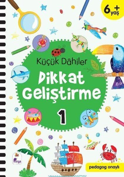 Küçük Dahiler Dikkat Geliştirme 1 – 6+ Yaş (Pedagog Onaylı)