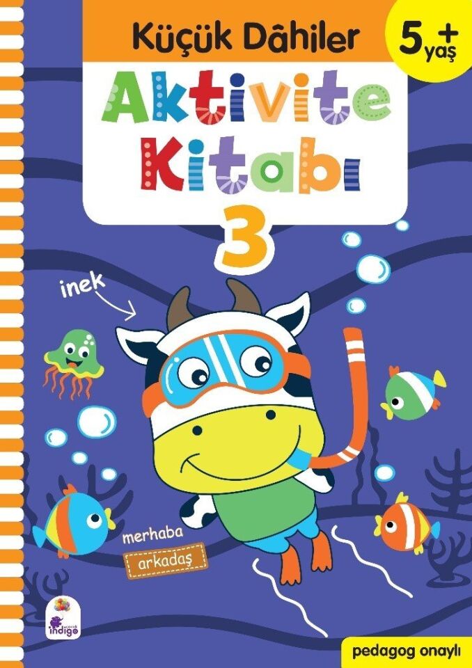 Küçük Dahiler Aktivite Kitabı 3 – 5+ Yaş (Pedagog Onaylı)