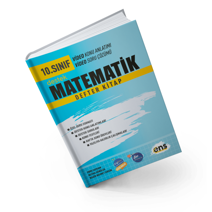 Ens Destek Yayınları 10.Sınıf Matematik Defter Kitap