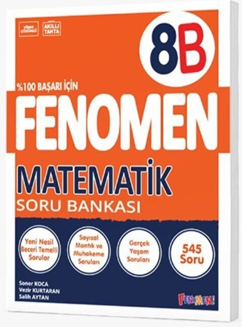 Fenomen 8.Sınıf Matematik Soru Bankası (B)