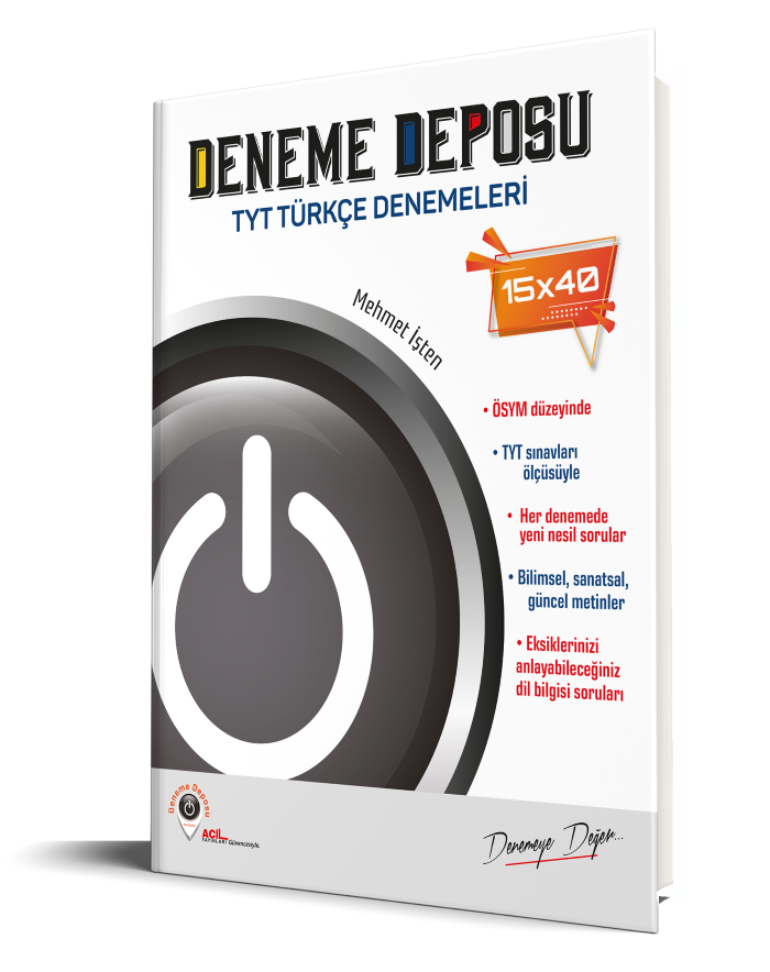 Deneme Deposu Tyt Türkçe Denemeleri 15x40