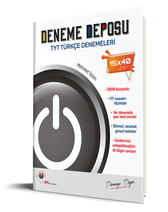 Deneme Deposu Tyt Türkçe Denemeleri 15x40