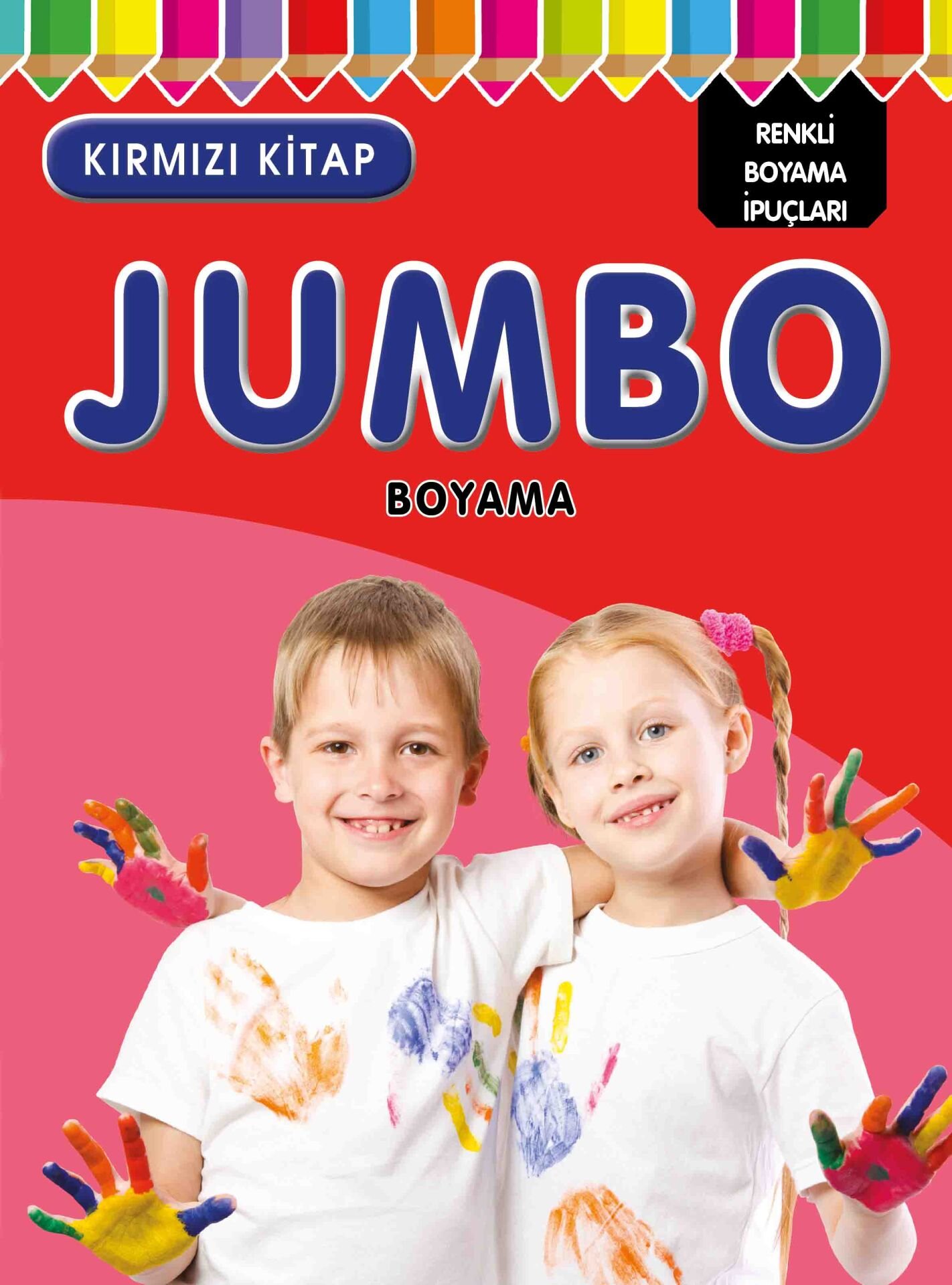 Parıltı Yayıncılık Jumbo Boyama - Kırmızı Kitap