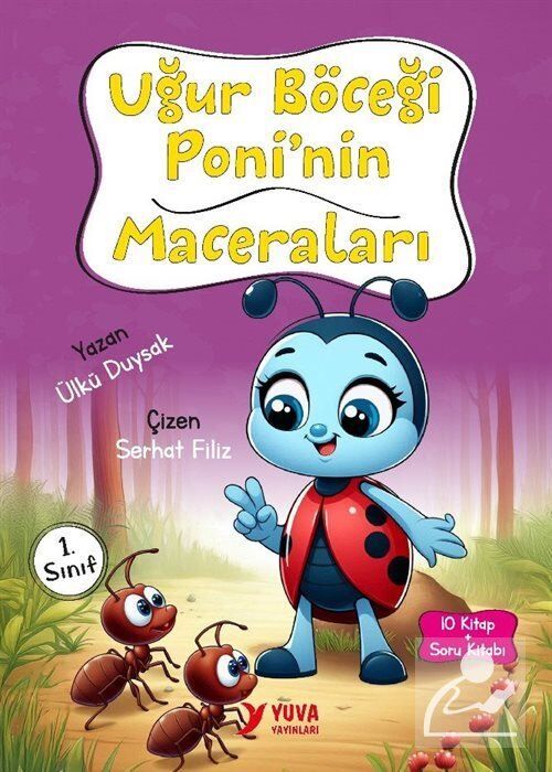 Yuva Yayınları 1.Sınıf Uğur Böceği Poni'nin Maceraları (10 Kitap)