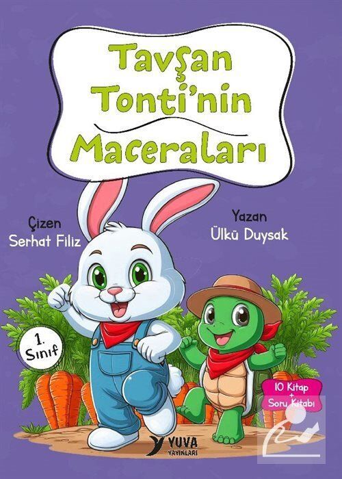 Yuva Yayınları 1.Sınıf Tavşan Tonti'nin Maceraları (10 Kitap)