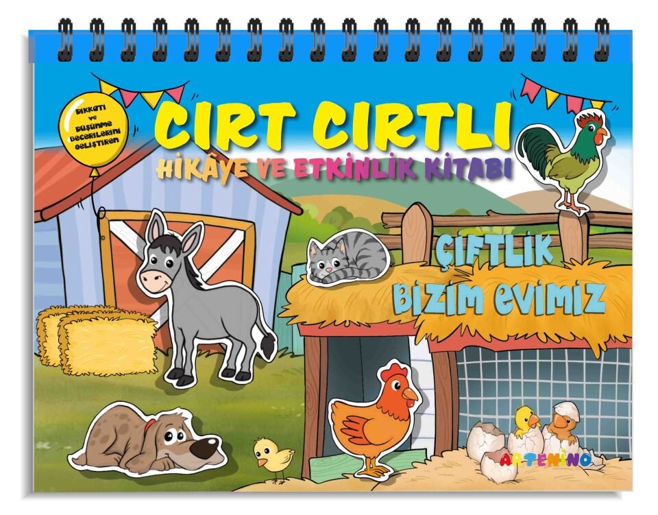 Çiftlik Bizim Evimiz - Cırt Cırtlı Hikaye Ve Aktivite Kitap Serisi