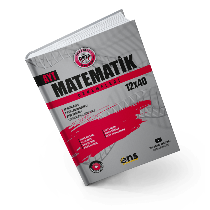 Ens Destek Yayınları Ayt Matematik Denemeleri 12x40