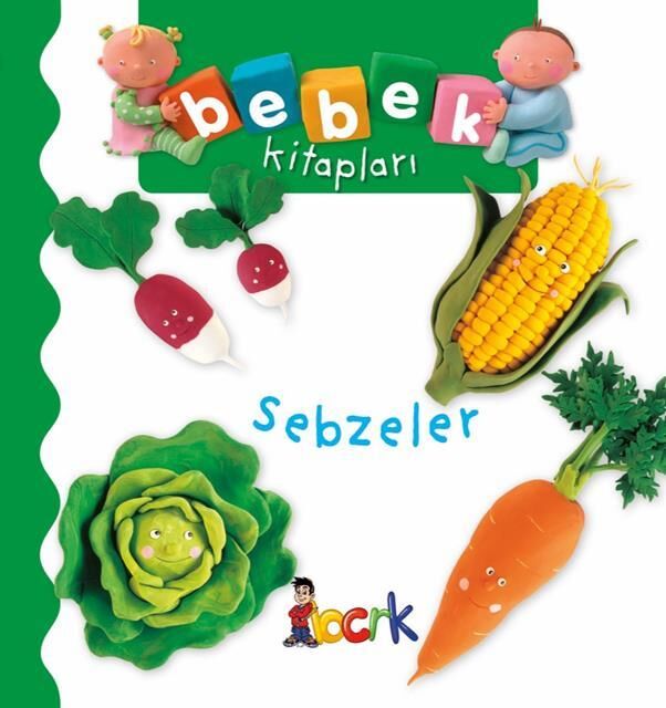 Bıcırık Yayınları Bebek Kitapları 1. Seri - Sebzeler /Bıcırık