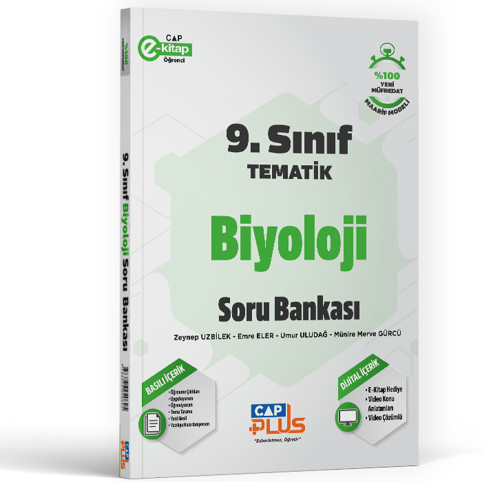 Çap Yayınları 9.Sınıf Tematik Biyoloji Soru Bankası