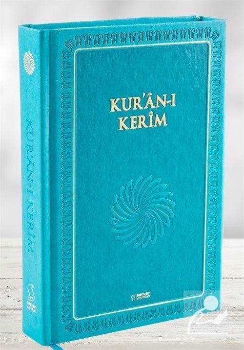 Kur'An-I Kerim (Büyük Boy-Mıklepli-Turkuaz-Ciltli)