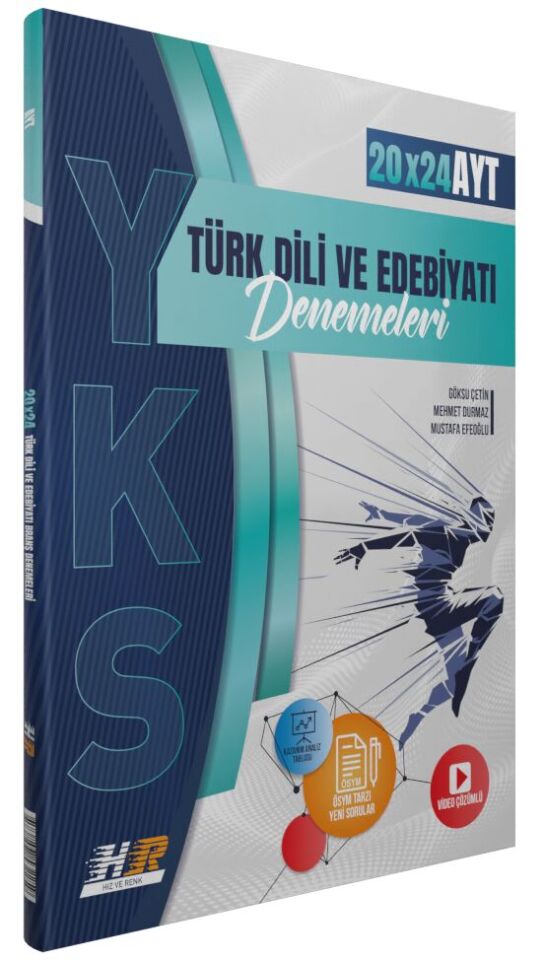 Hız Ve Renk Yayınları Ayt Türk Dili Ve Edebiyatı Denemeleri 20X24