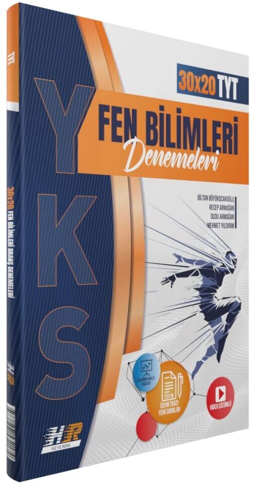 Hız Ve Renk Yayınları Tyt Fen Bilimler Denemeleri 30x20