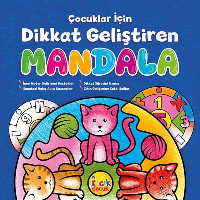 Bıcırık Yayınları Çocuklar İçin Dikkat Geliştiren Mandala