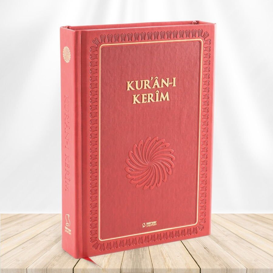 Kur'An-I Kerim (Büyük Boy - Mıklepli - Kırmızı-Ciltli)