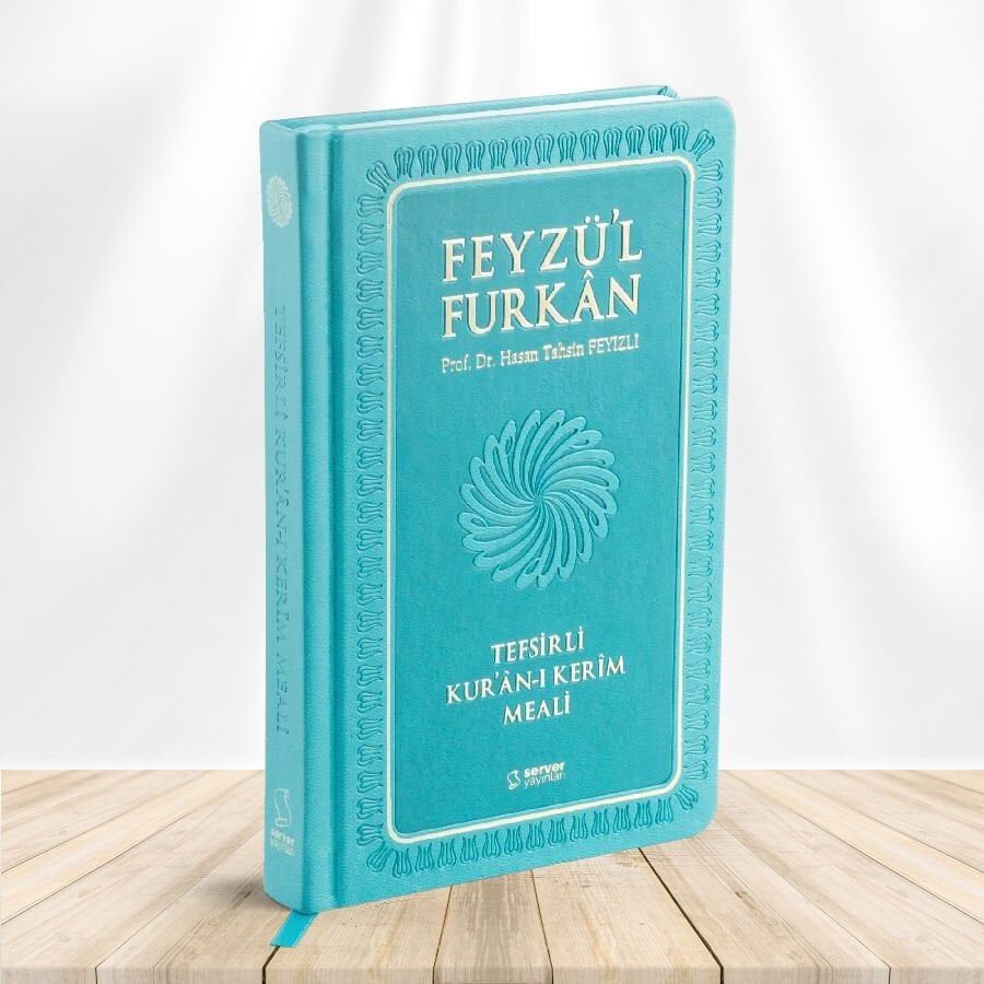 Feyzü'L Furkan Tefsirli Kur'An-I Kerim Meali Metinsiz (B.Boy-Ciltli) Turkuaz Kod:830 & Sadece Meal