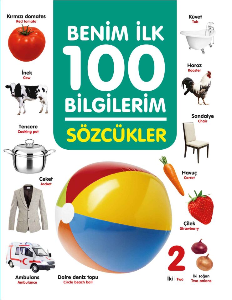 0-6 Yaş Yayınları Sözcükler / Benim İlk 100 Bilgilerim